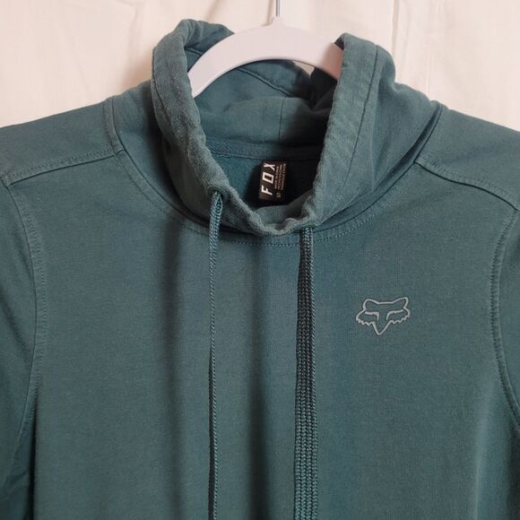 Fox Racing Cowl Neck Sweatshirt Women's Sz Small Green Casual Motorsport Outdoor - Picture 3 of 12